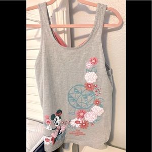 Disney Parks RARE Minnie Tank from Epcot Flower & Garden Festival 2019 Y…